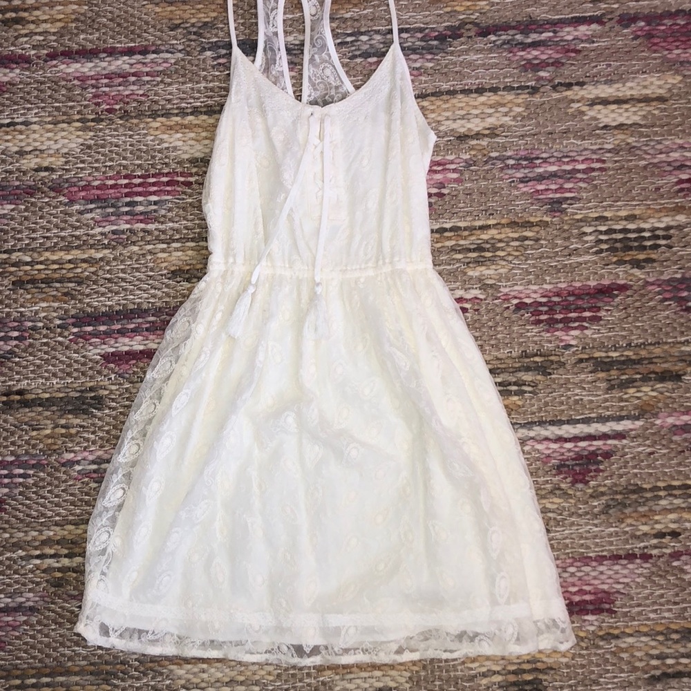 White summer dress! Size XS from Hollister